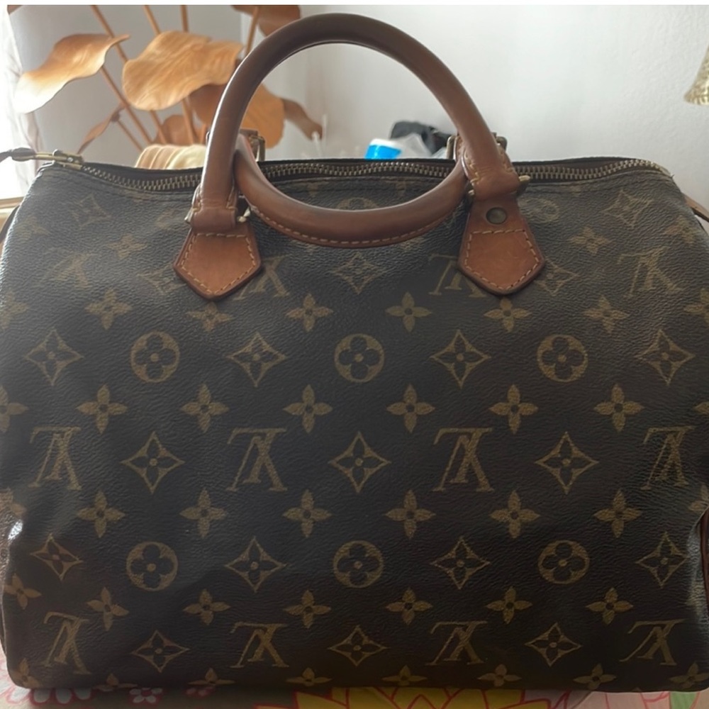 Louis Vuitton Monogram Brown and Tan Bag - Picture 7 of 11